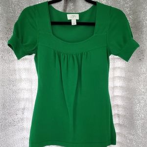 Kelly Green Loft Knit Top